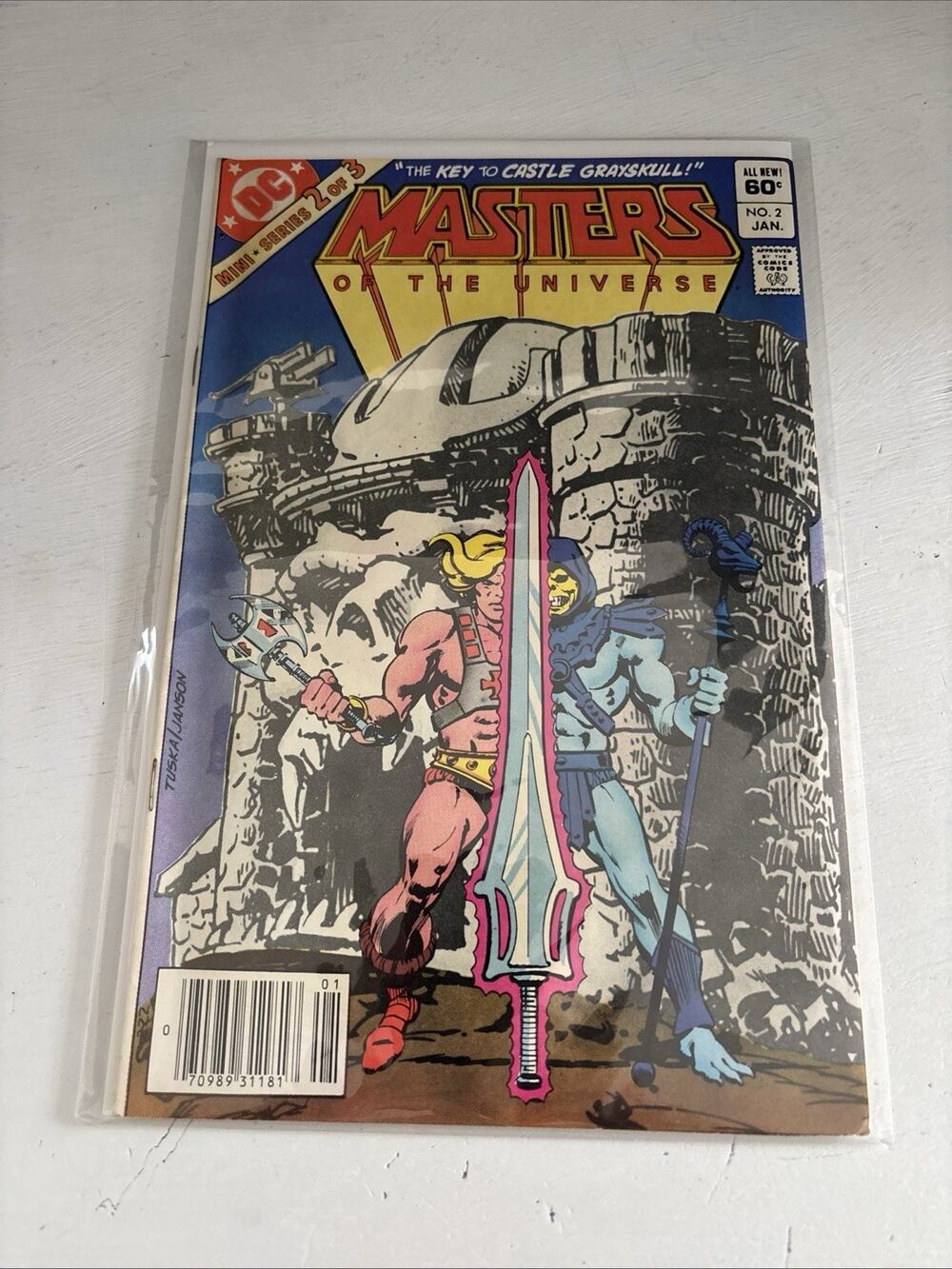 Masters of the Universe #2 Newsstand Variant DC Comics January 1983 VF